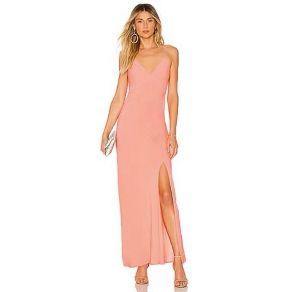 Cleobella Becket Sleeveless Long Maxi Slip Tank Dress Side Slit Party Size XS - Picture 1 of 8